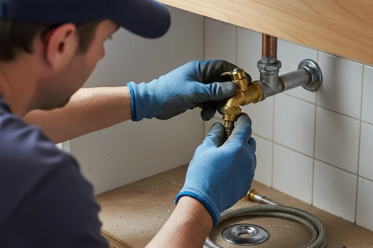 Shutoff valve and fitting work during Faucet and Fixture Repair in Port Saint Joe